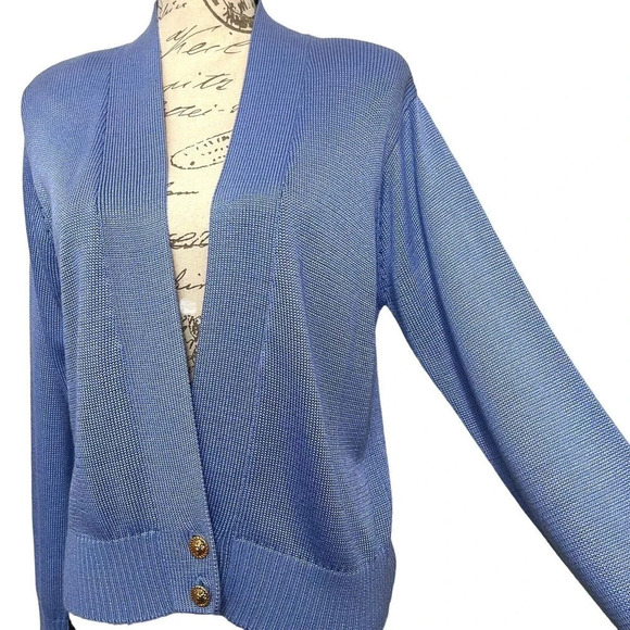 Vintage FIA ITALIA Handloomed Cardigan Sweater Size Medium - Picture 3 of 8